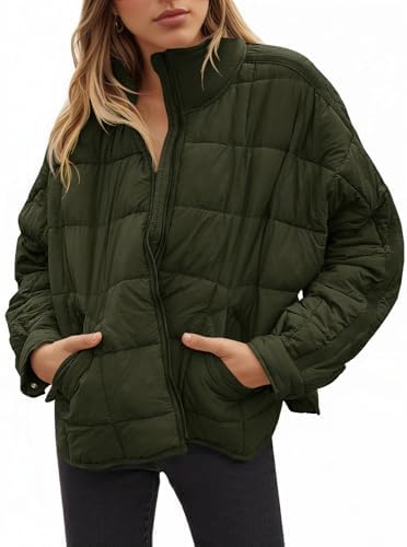 Free People Dolman Quilted Knit Jacket Mushroom MD (Women's 8-10